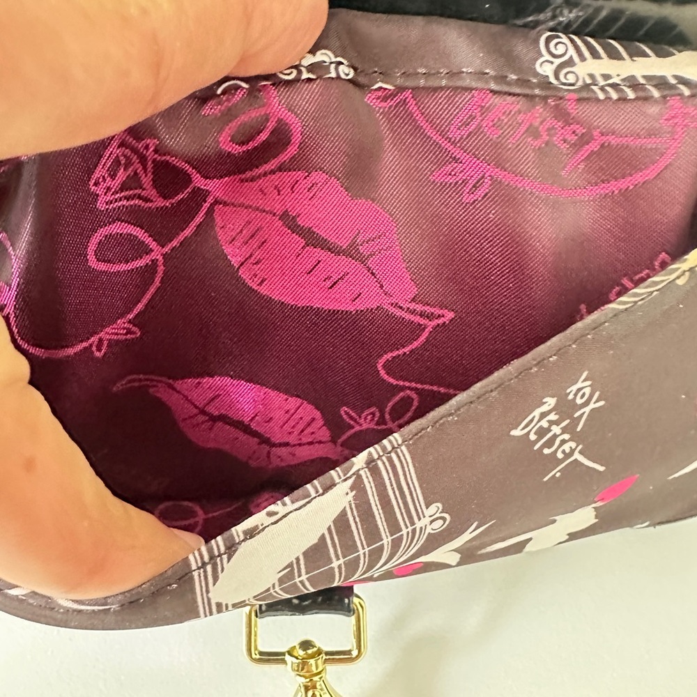 Bird and Cages Print XOX Betsey CosmeticsBag - Picture 6 of 10